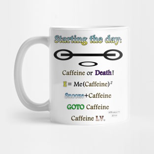 Starting the day v1 Mug